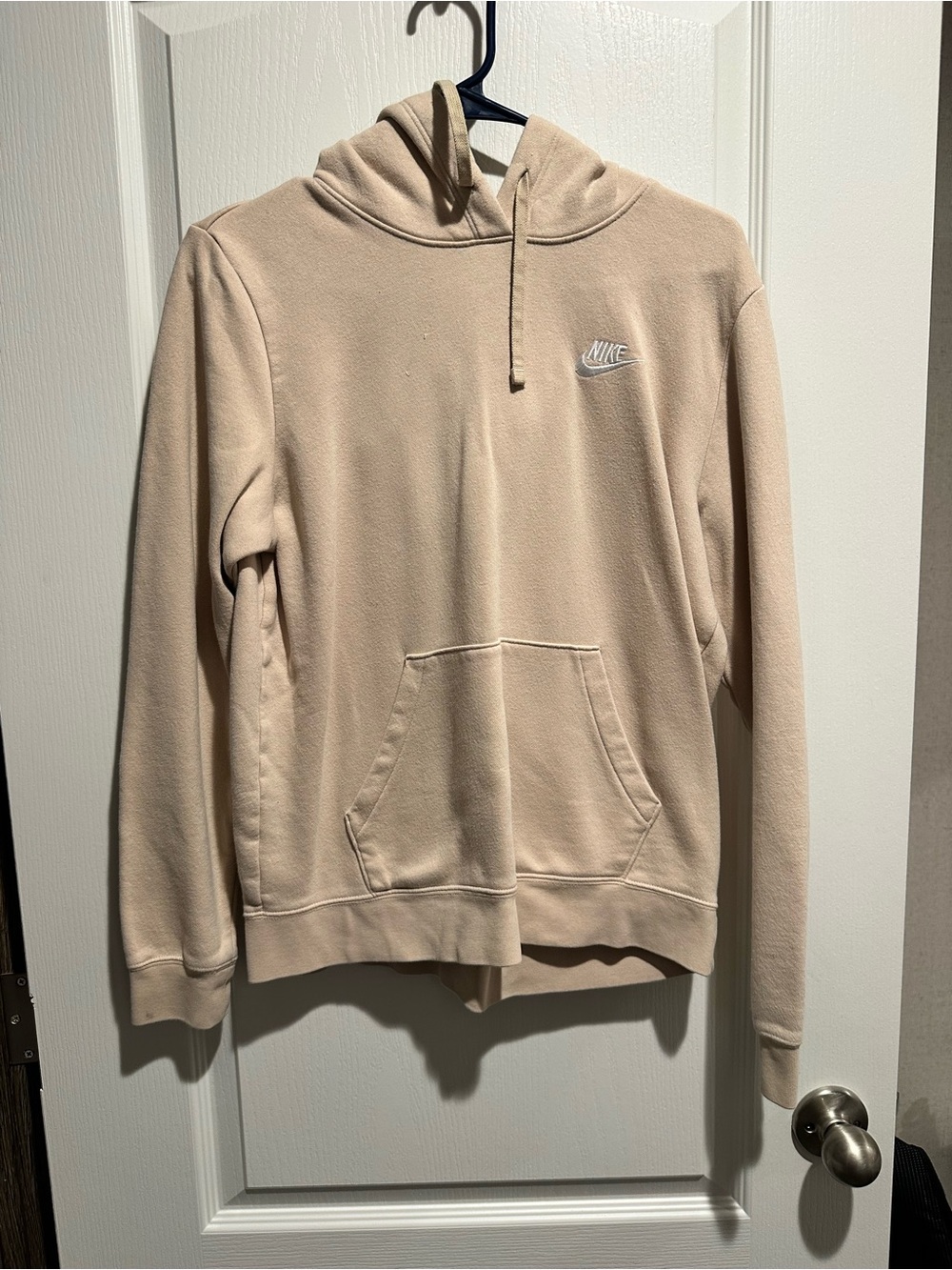Nike Women’s Beige Hoodie Sweatshirt size medium